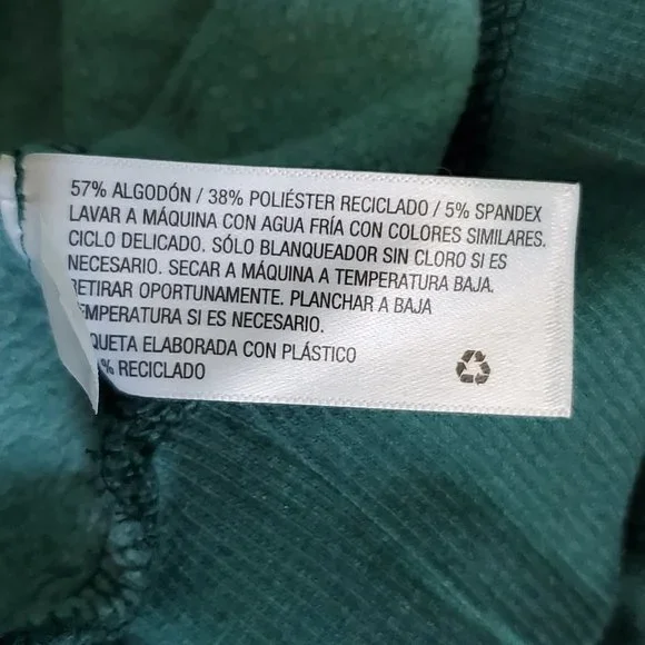 Knox Rose Black Emerald Super Soft Thin Weight V-Neck Sweatshirt, Women's Large - Picture 6 of 12